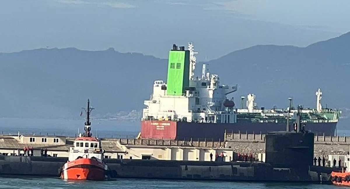 Submarino nuclear de los Estados Unidos llega al puerto de Gibraltar / Foto: Verdemar