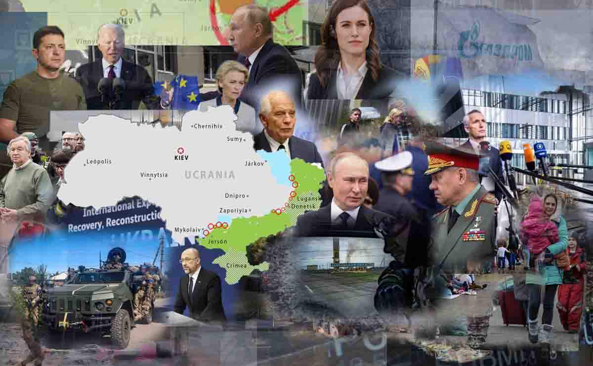 Mapas de los ataques militares en Ucrania a 4 de noviembre de 2022 / Imágenes: EA - EP