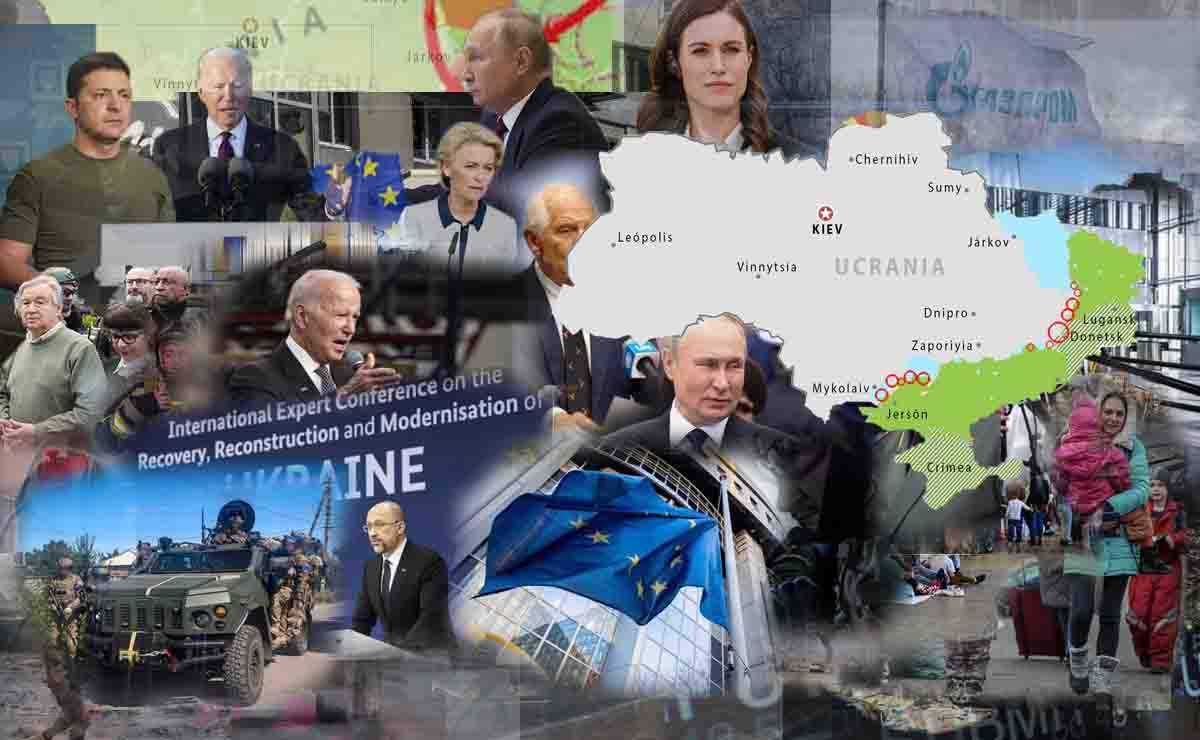 Mapas de los ataques militares en Ucrania a 7 de noviembre de 2022 / Imágenes: EA - EP