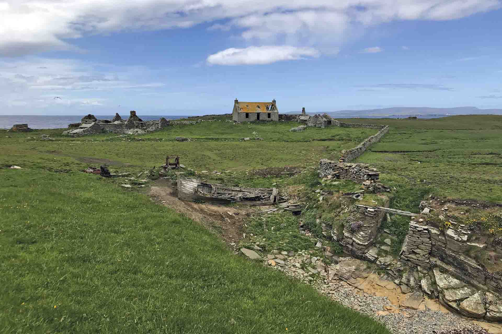 Los últimos residentes de Swona (Escocia) se marcharon de la isla en la década de 1970 / Foto: Capitán Swing