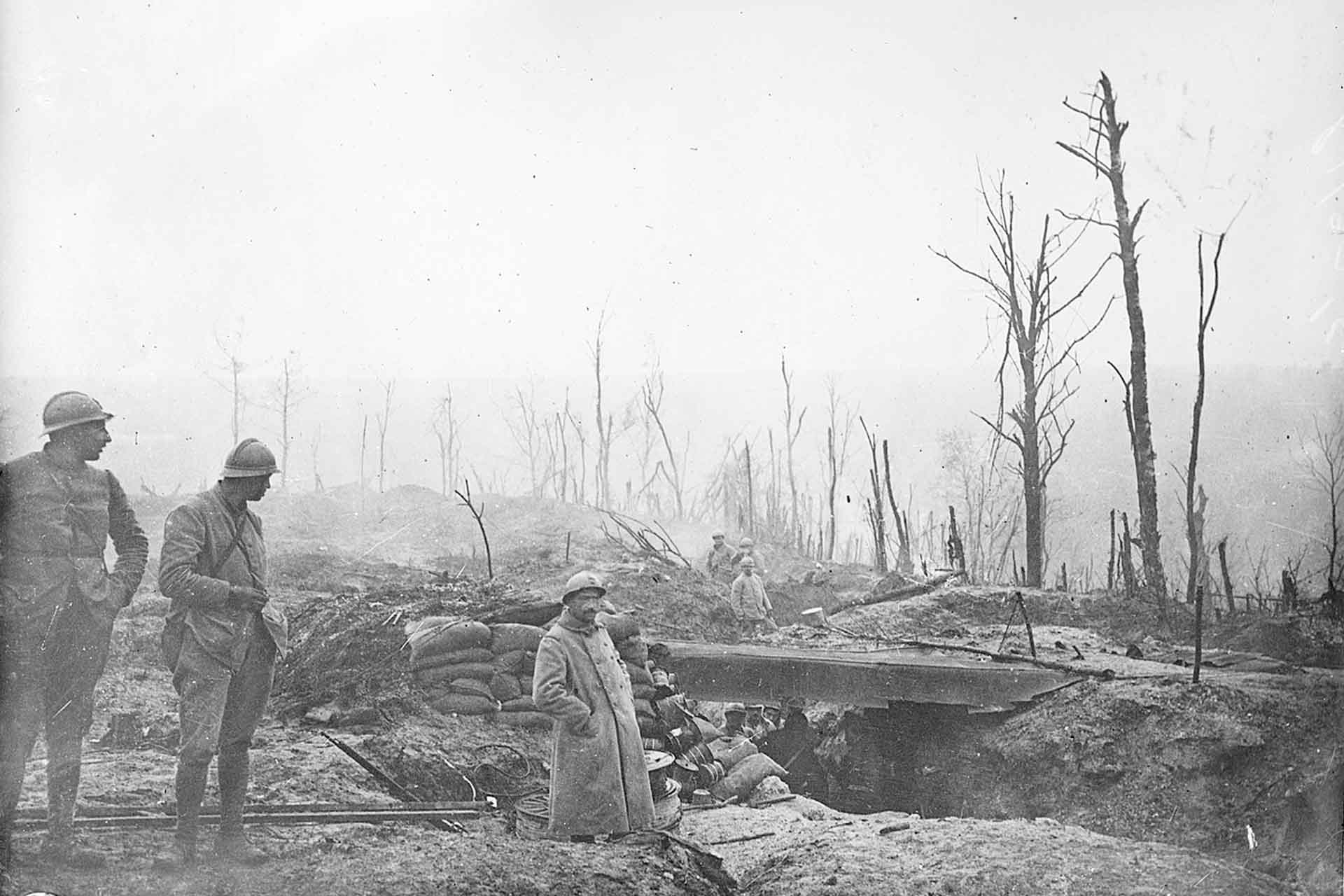 Entre 1914 y 1918, el campo de batalla sufrió el equivalente a 10 mil años de erosión / Foto: Wikimedia Commons
