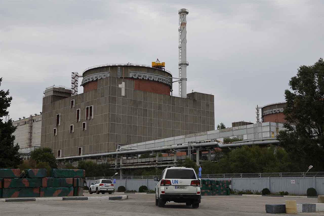 Un convoy de la ONU entra en la central nuclear de Zaporiyia / Foto: EP