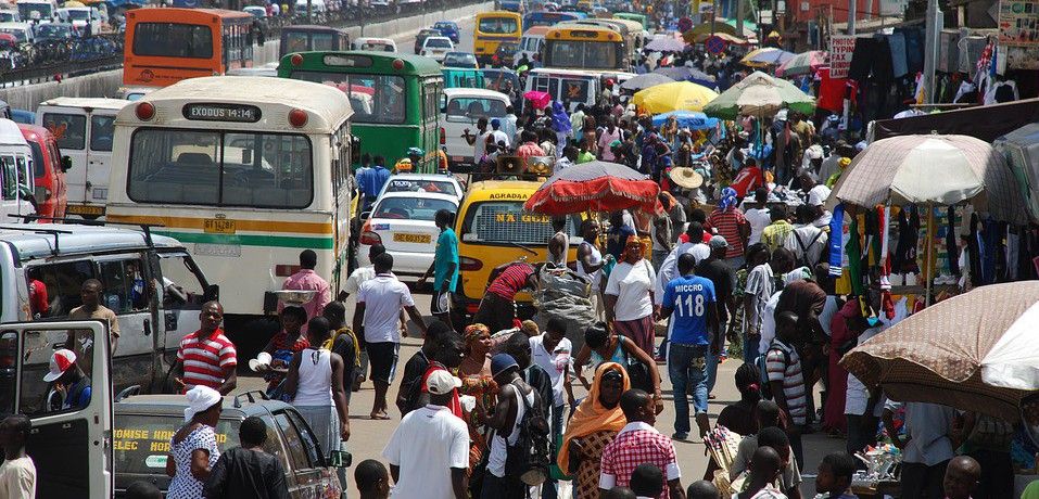Calle de Accra, la capital de Ghana / Foto: Jozua Douglas