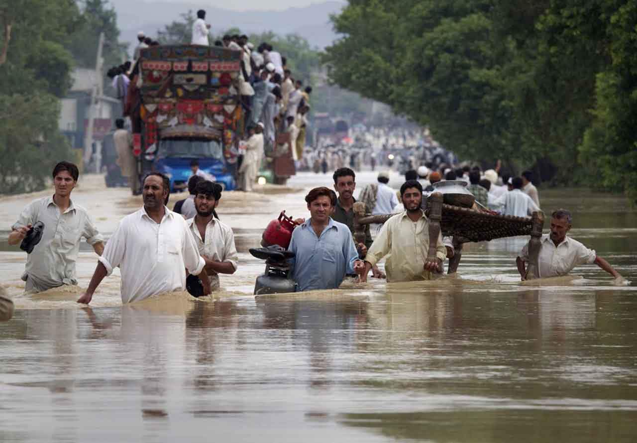 7,6 millones de personas han sido desplazadas por las inundaciones en Pakistán 2022 / Foto: EP