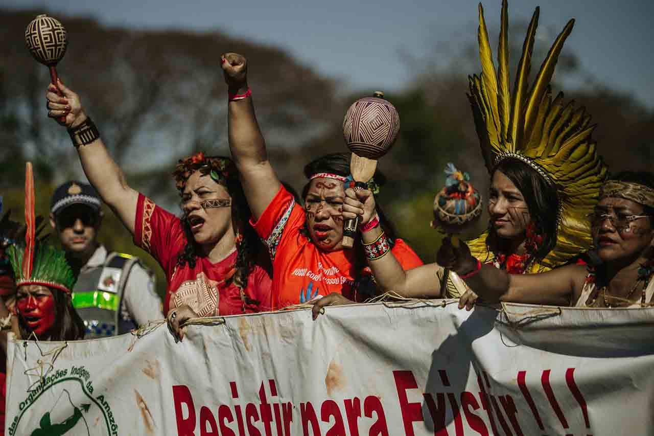 Apoyo a las comunidades indígenas en la protección ambiental en la COP15 / Foto:  Tuane Fernandes