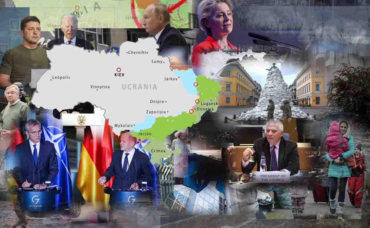 Mapas de los ataques militares en Ucrania a 12 de diciembre de 2022 / Imágenes: EA - EP