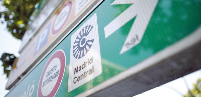Señalización de Madrid Central / Foto: Eduardo Parra - EP