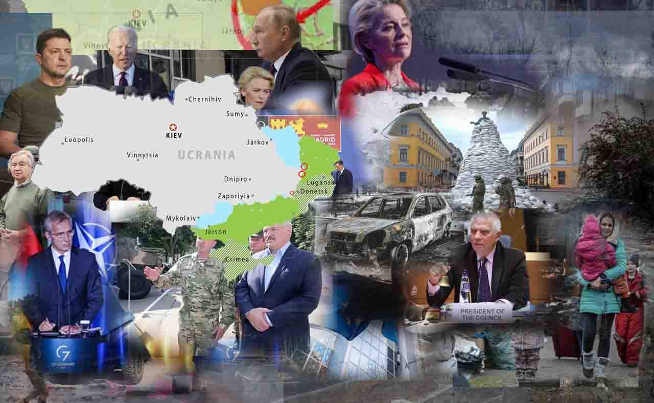 Mapas de los ataques militares en Ucrania a 16 de diciembre de 2022 / Imágenes: EA - EP