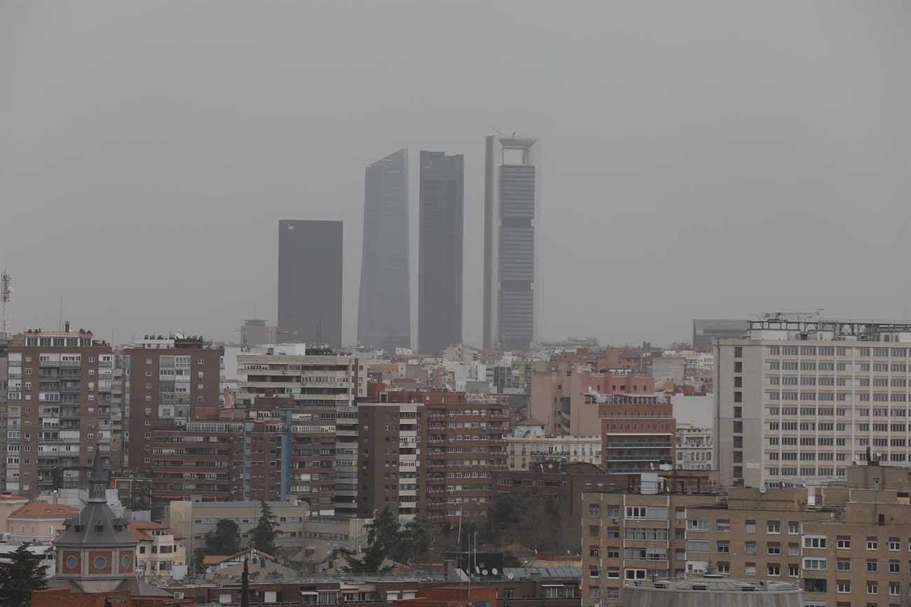 Las Cuatro Torres desde el Faro de Moncloa, en Madrid (España) / Foto: EP