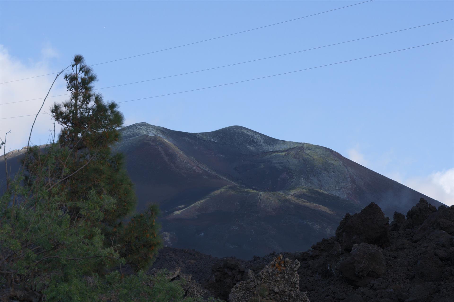 Vista del volcán de La Palma después de la erupción / Foto: EP