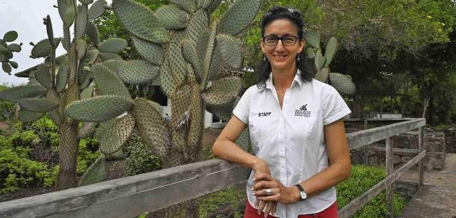 Directora Científica de la Estación Charles Darwin, María José Barragán / Foto: Alfons Rodríguez