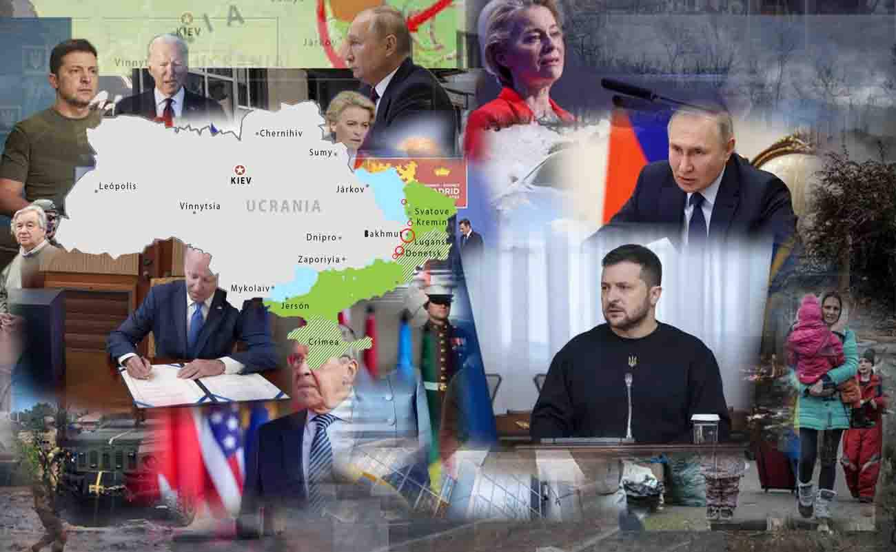 Mapas de los ataques militares en Ucrania a 3 de enero de 2023 / Imágenes: EA - EP