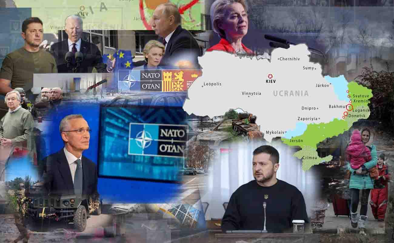 Mapas de los ataques militares en Ucrania a 4 de enero de 2023 / Imágenes: EA - EP