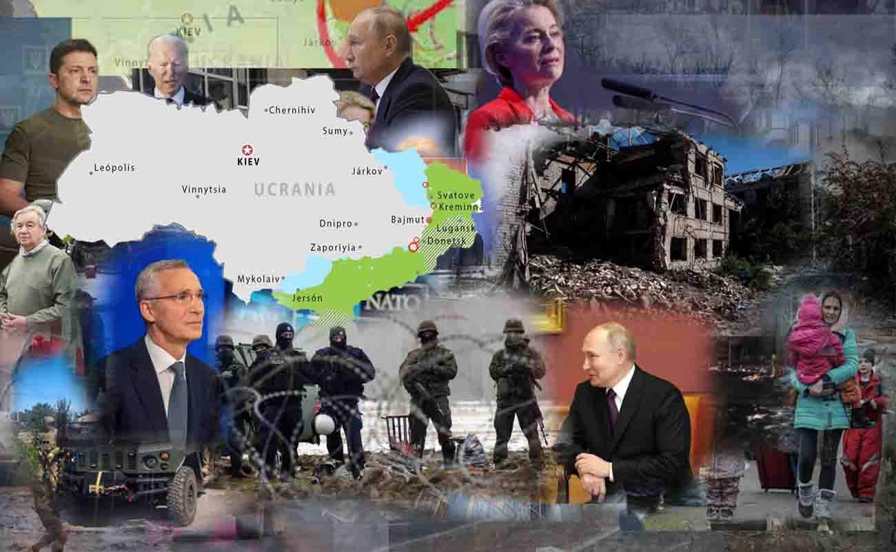Mapas de los ataques militares en Ucrania a 5 de enero de 2023 / Imágenes: EA - EP