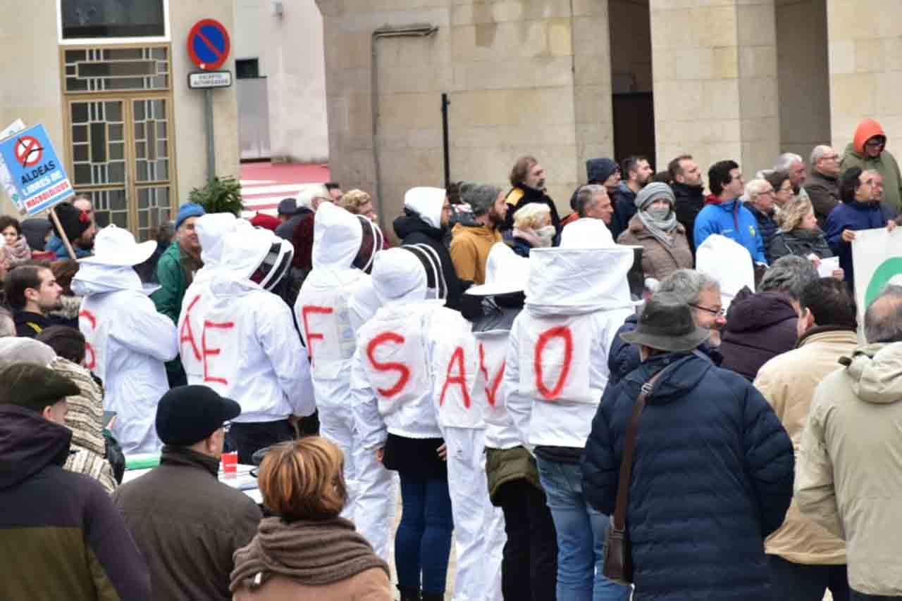 Reúnen firmas contra las macroeólicas en Pena Loba / Foto: Stop Eólicos Xurés Celanova
