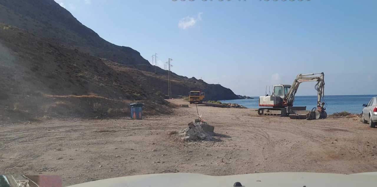 Han concluido las obras para restablecer la entrada de agua de mar en las Salinas de Cabo de Gata / Foto: Junta de Andalucía