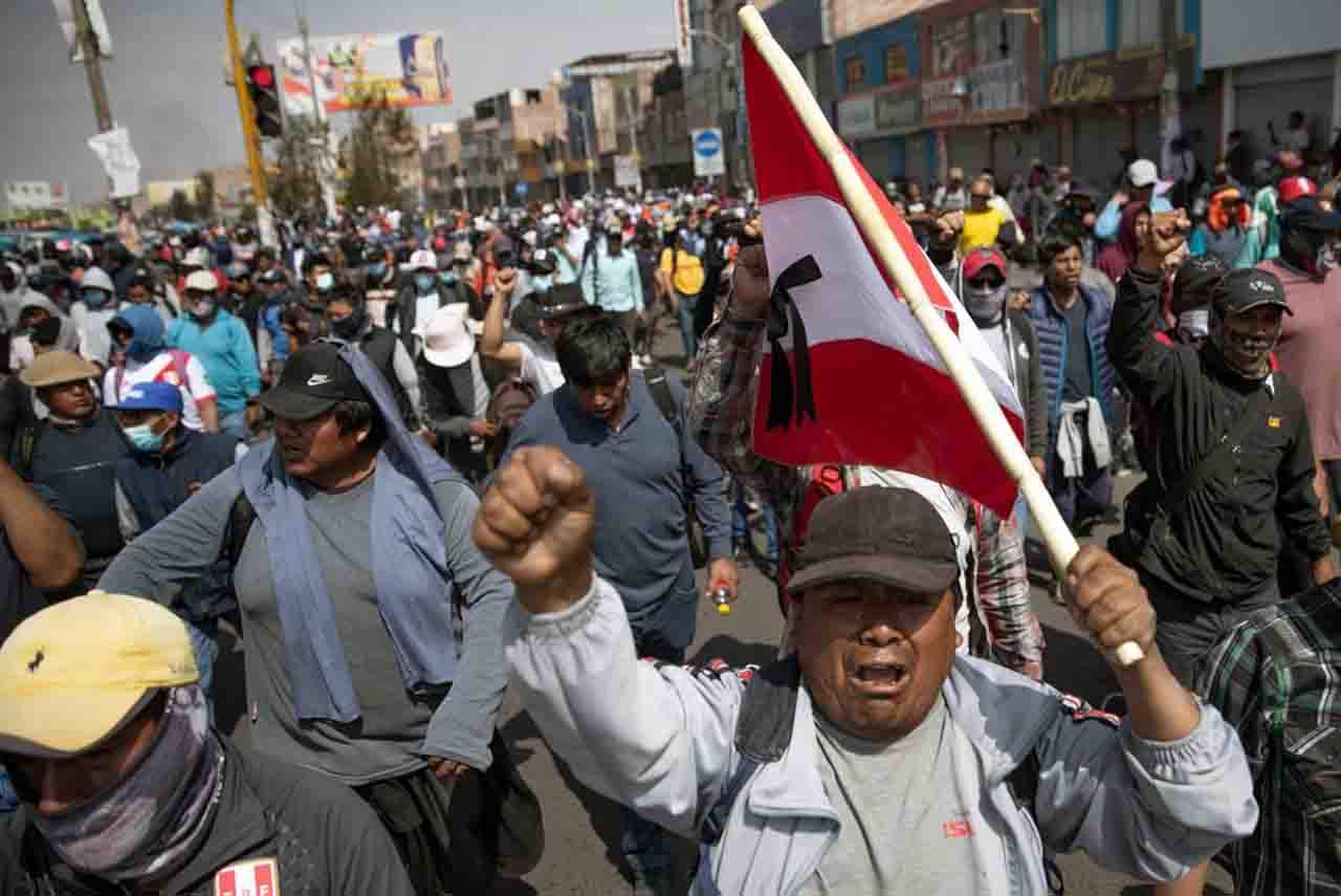 Imagen de las protestas en Perú / Foto: EP