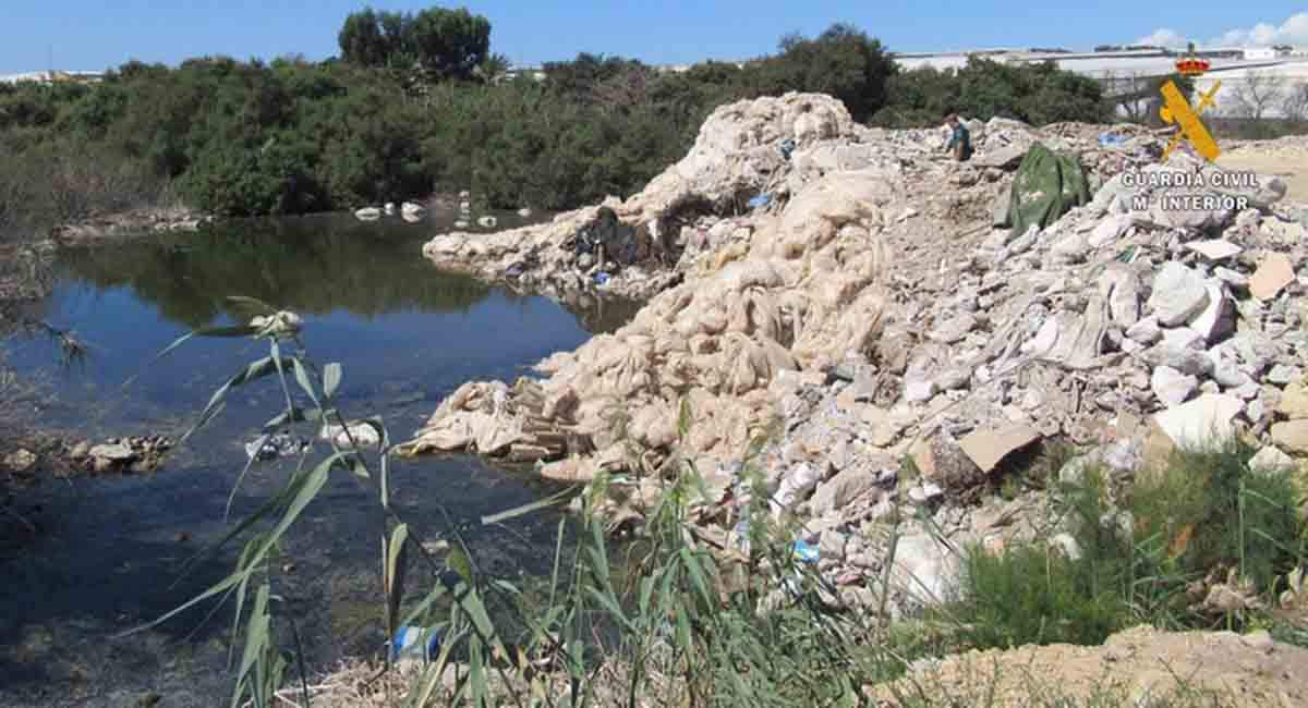 Desecado el 'Humedal de Sotomontes' en El Ejido / Foto: Guardia Civil