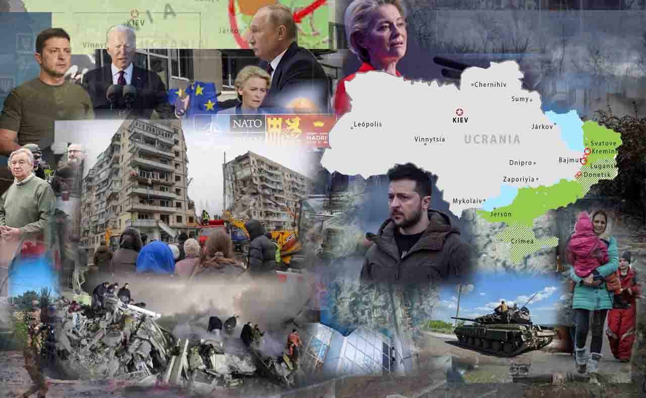 Mapas de los ataques militares en Ucrania a 18 de enero de 2023 / Imágenes: EA -EP