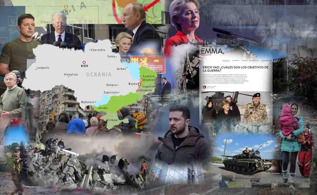 Mapas de los ataques militares en Ucrania a 19 de enero de 2023 / Imágenes: EA - EP