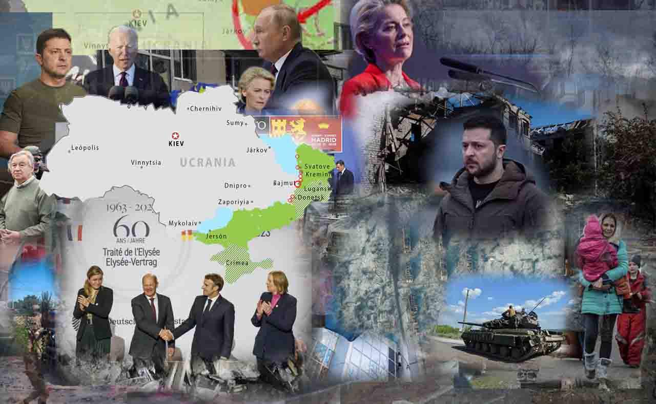 Mapas de los ataques militares en Ucrania a 23 de enero de 2023 / Imágenes: EA - EP