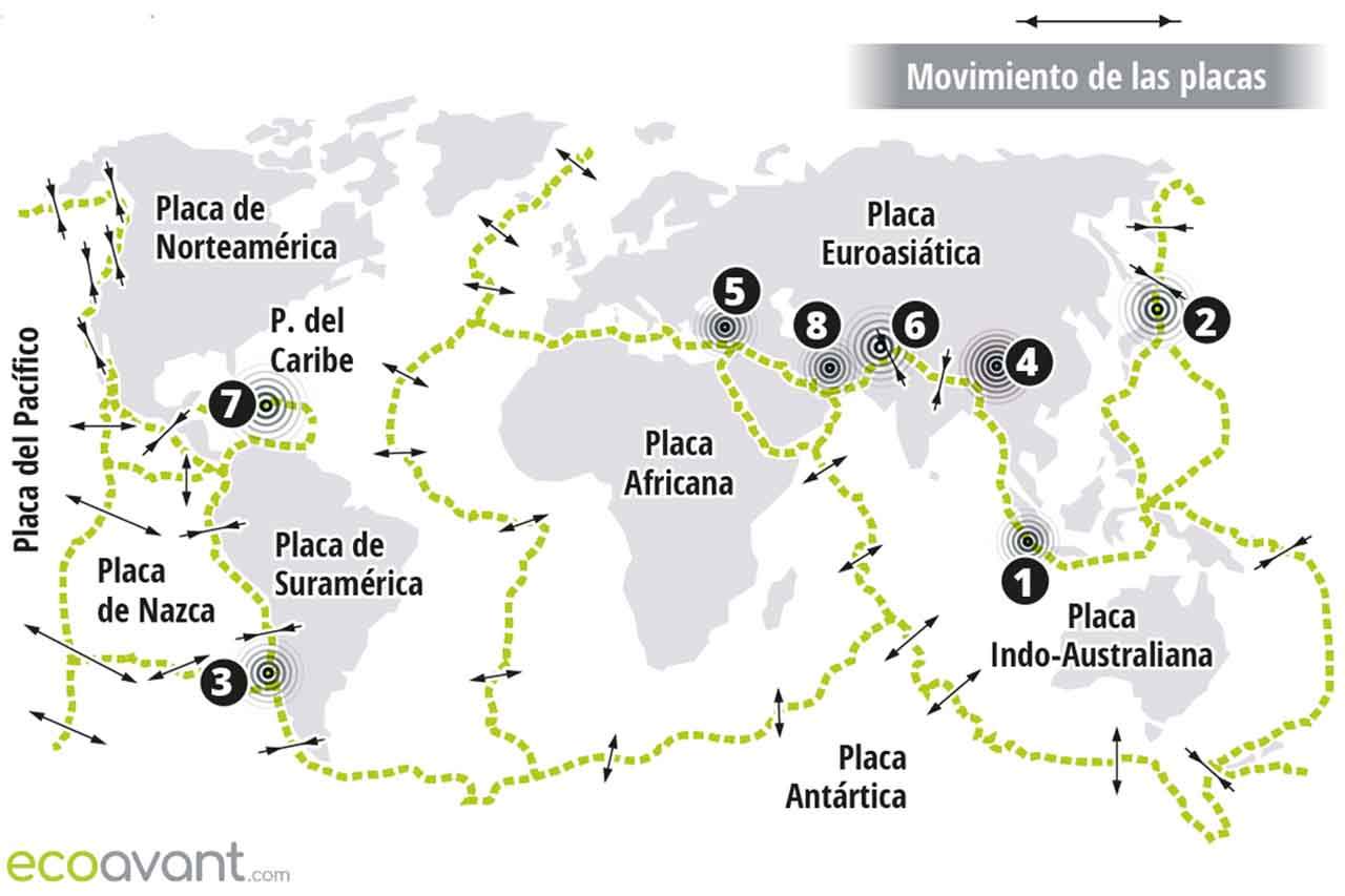 Mapa de los terremotos más graves del siglo XXI / Mapa: EA