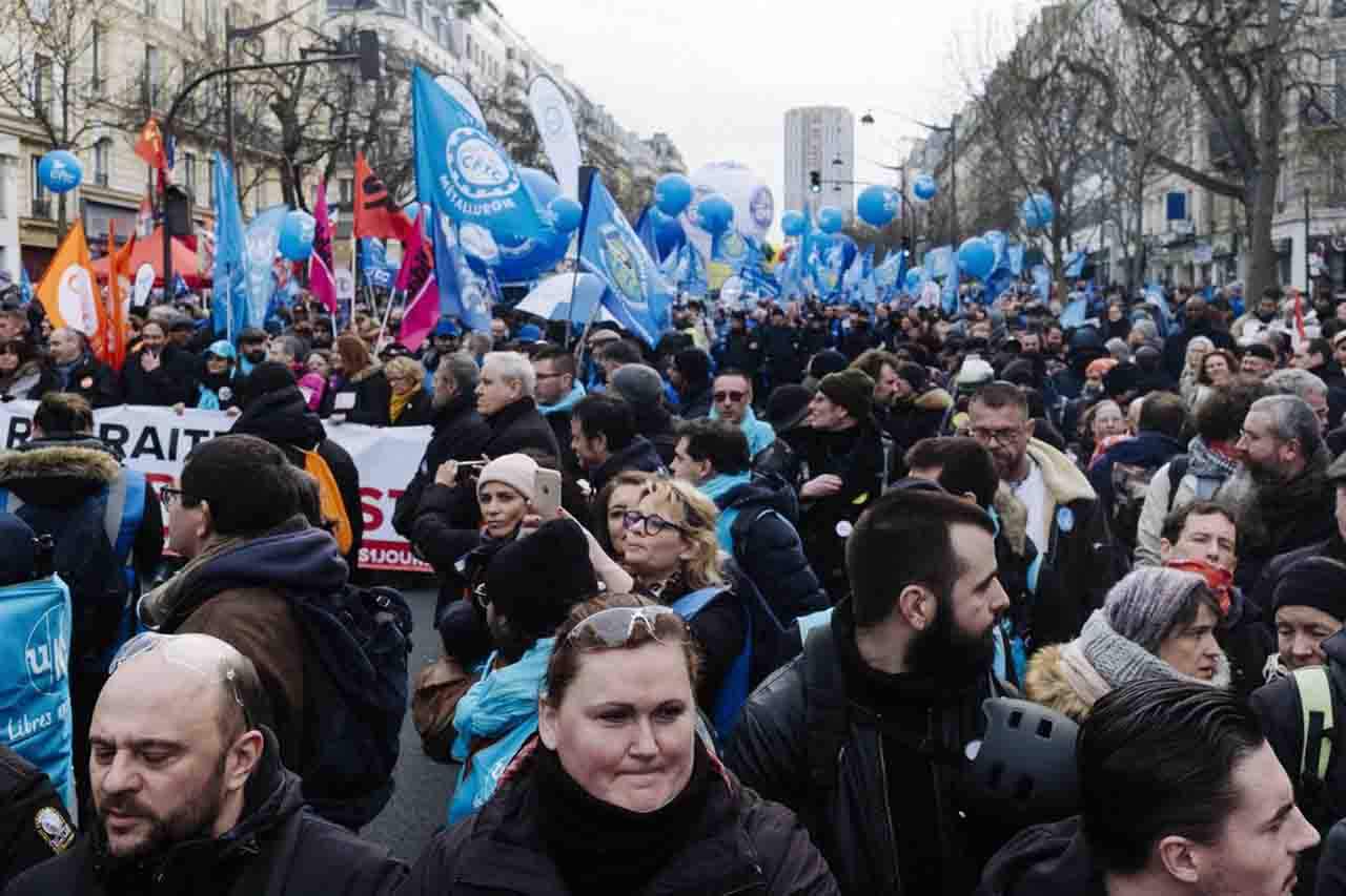 Protestas contra la reforma de las pensiones en Francia / Foto: EP