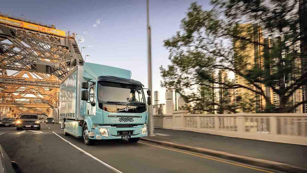 Un camión eléctrico Volvo FL Electric. Reduccir las emisiones de los camiones / Foto: EP