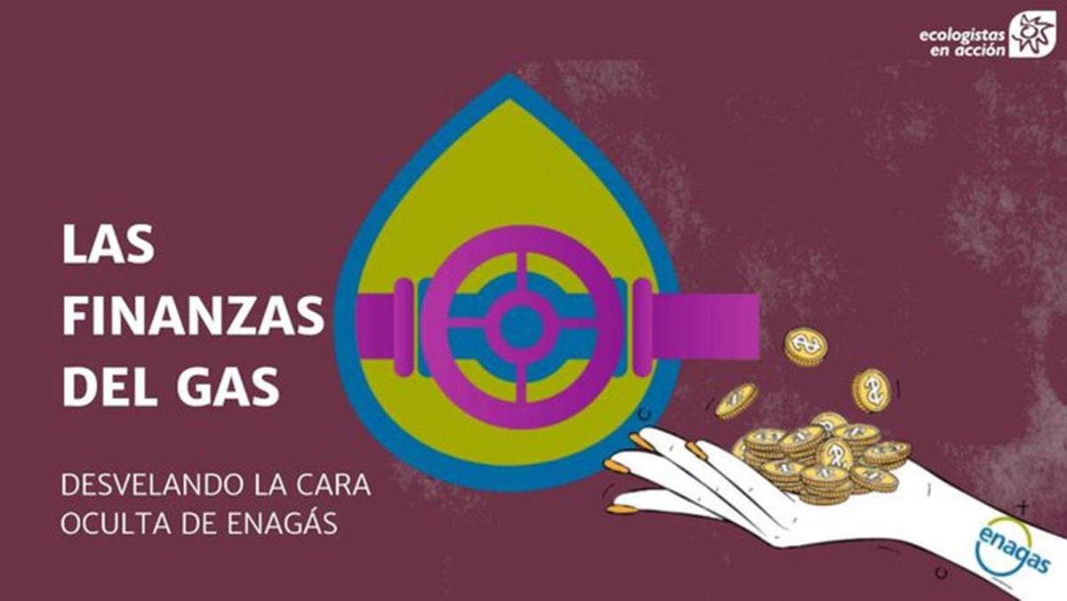 El informe que desvela las finanzas de Enagás / Imagen: Ecologistas en Acción