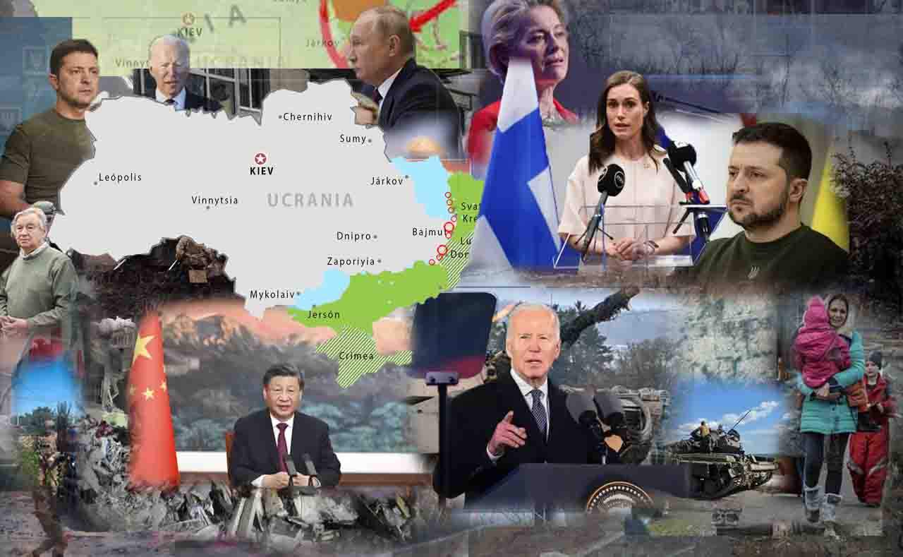 Mapas de los ataques militares en Ucrania a 28 de febrero de 2023 / Imágenes: EA - EP