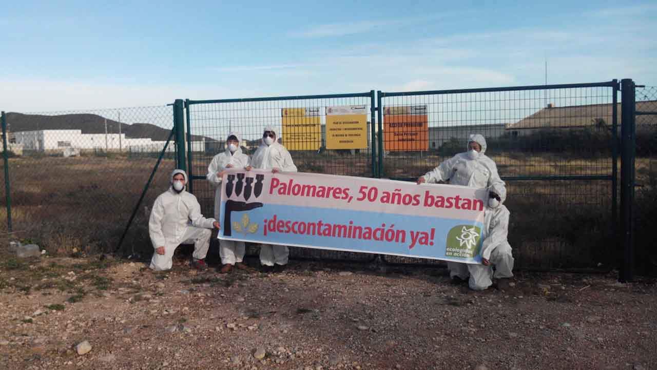 Para Ecologistas en Acción el Gobierno no tiene la menor intención de limpiar Palomares / Foto: Ecologistas en Acción