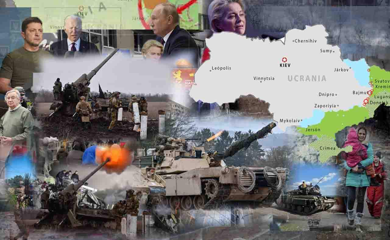 Mapas de los ataques militares en Ucrania a 7 de marzo de 2023 / Imágenes: EA - EP