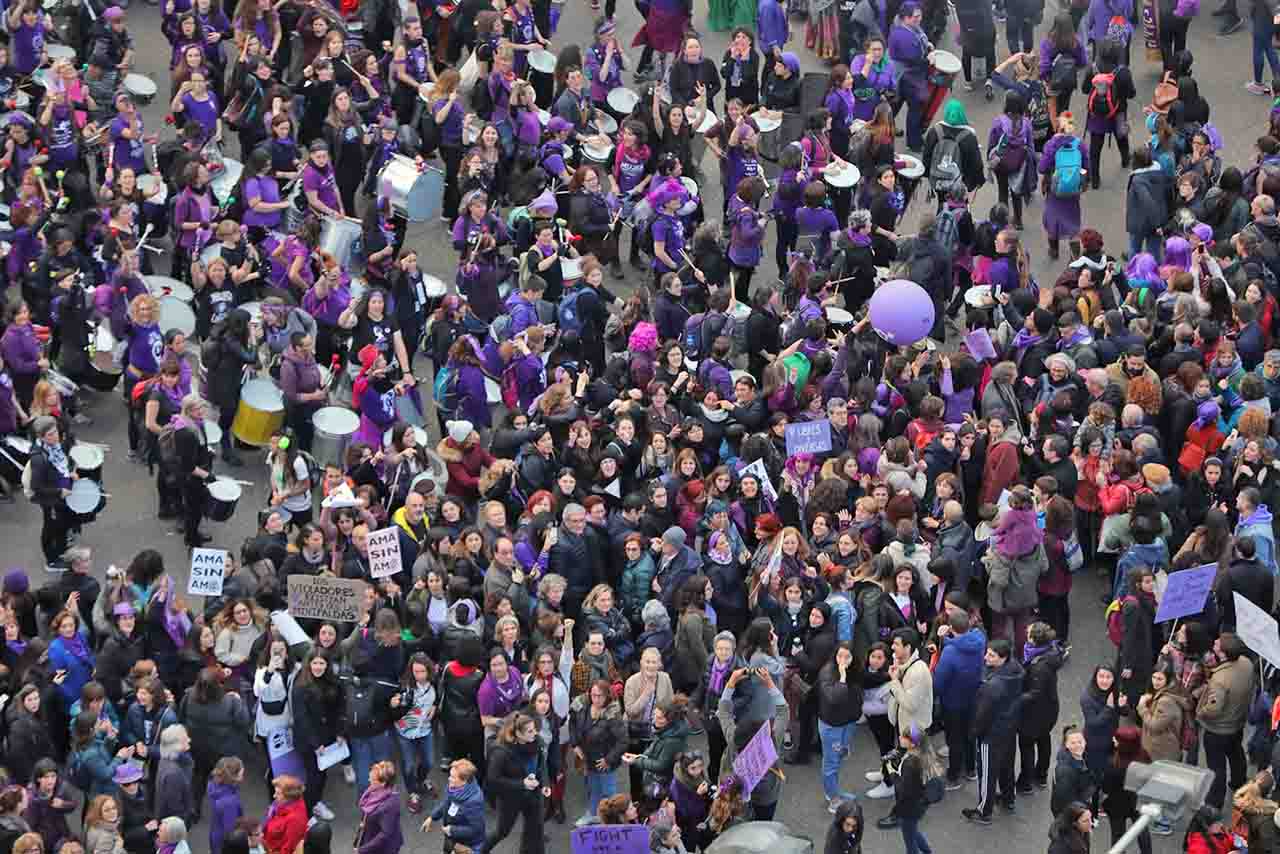 Manifestación ecofeminista del 8M, Día Internacional de la Mujer, en Madrid a 8 de marzo de 2020 / Foto: EP