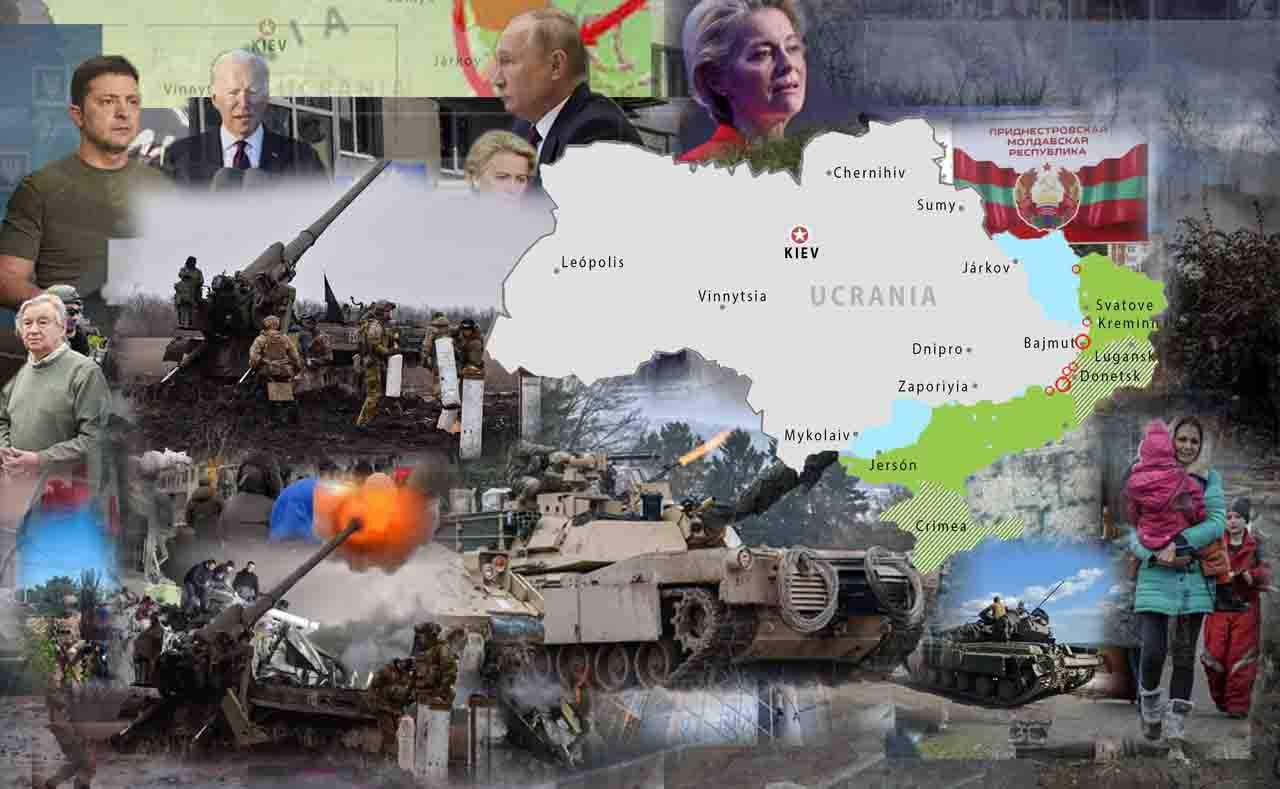Mapas de los ataques militares en Ucrania a 13 de marzo de 2023 / Imágenes: EA - EP