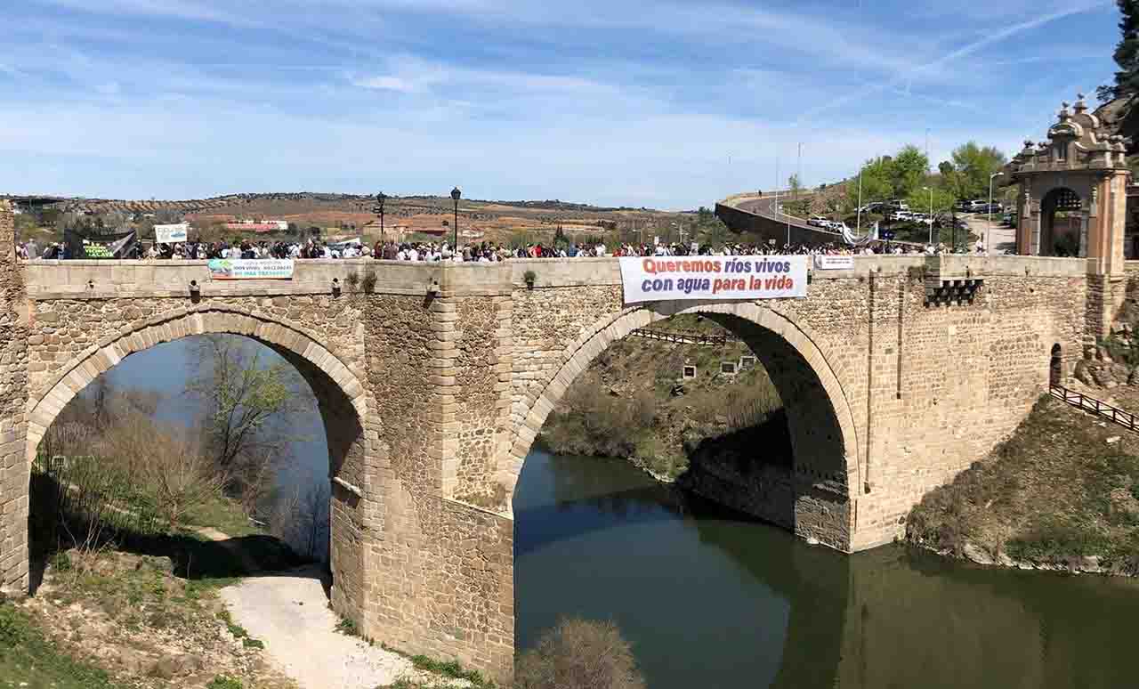 Manifestación en defensa de los ríos de la cuenca del Tajo / Foto: EP