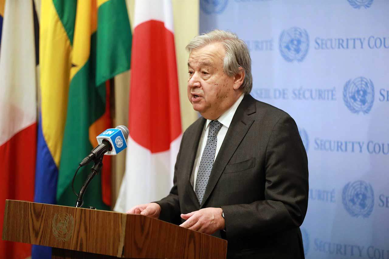 El secretario general de la ONU, António Guterres. Sequía Somalia / Foto: EP