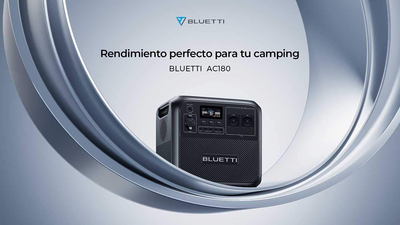 BLUETTI AC180, la mejor batería portátil para tu furgoneta camper