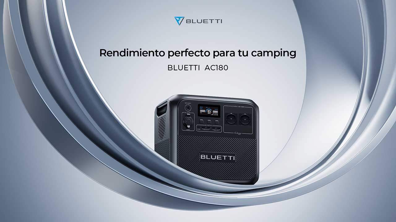 BLUETTI AC180 rendimiento perfecto para tu camping