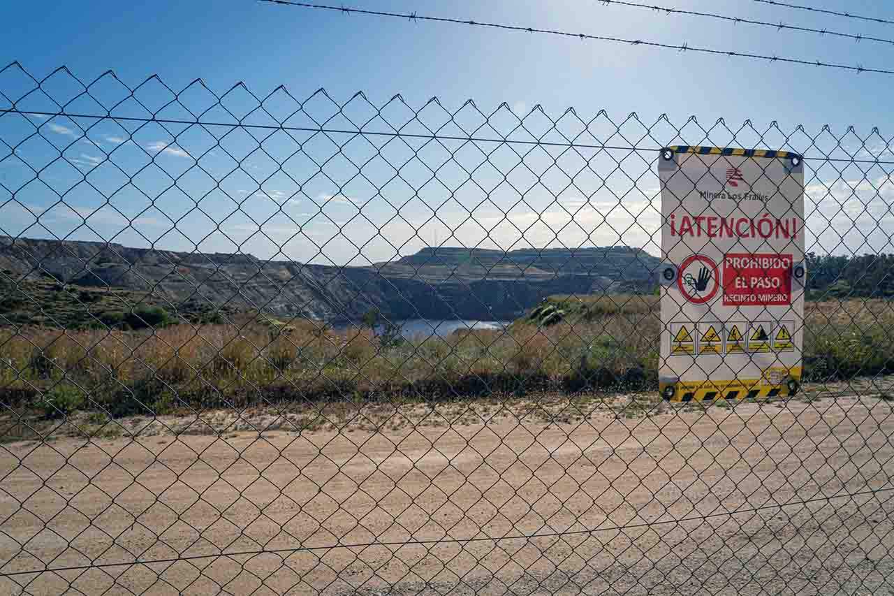 Zona minera de Aznalcollar, a 22 de abril de 2023, en Sevilla / Foto: EP