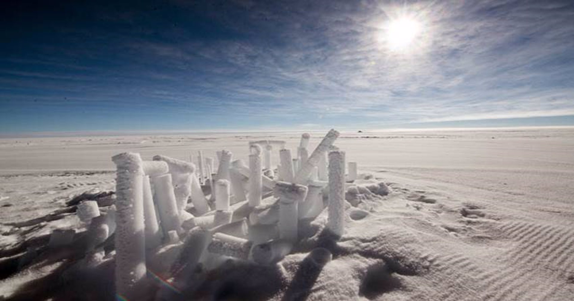 Zona de Groenlandia donde se extrajo el testigo de hielo / Foto: EP