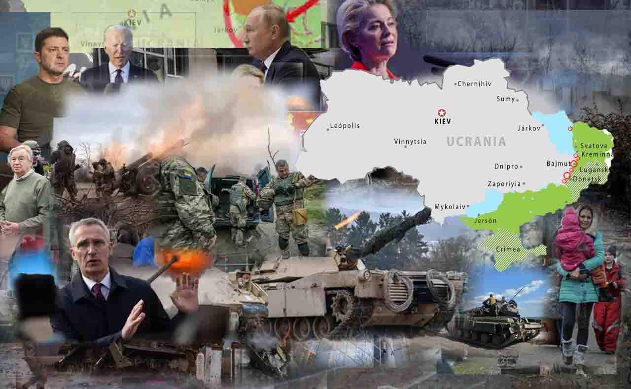 Mapas de los ataques militares en Ucrania a 8 de mayo de 2023 / Imágenes: EA - EP