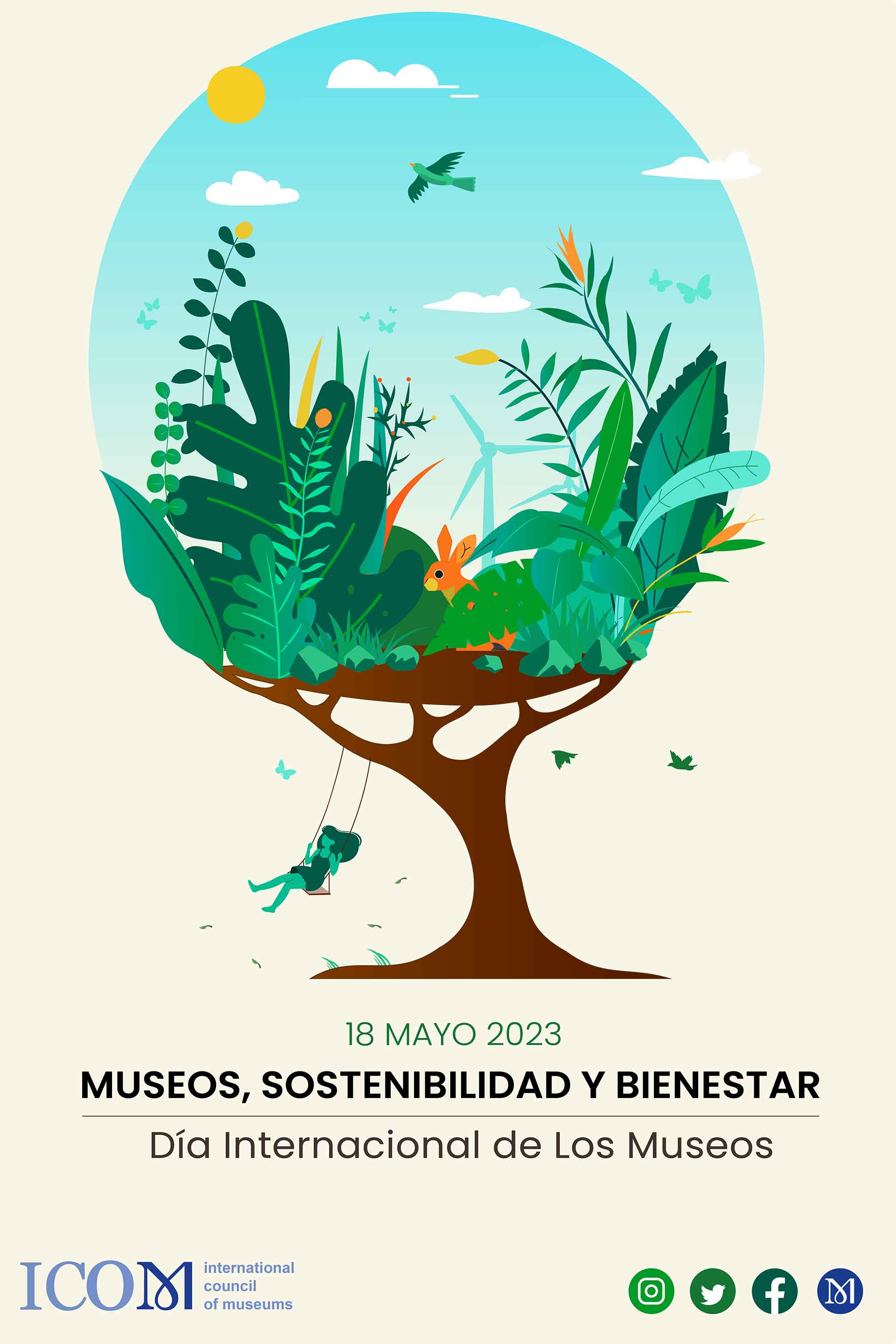 Imágen del Día Internacional de los Museos 2023 se centrará en la sostenibilidad y el bienestar