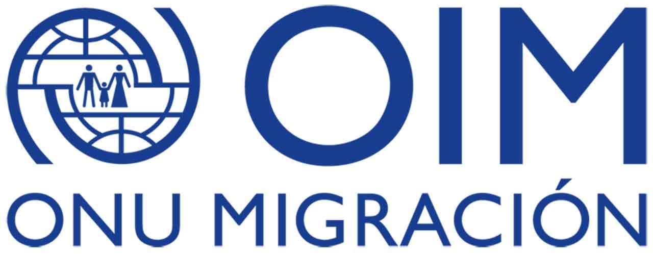 Logo Organización Internacional para las Migraciones (OIM)