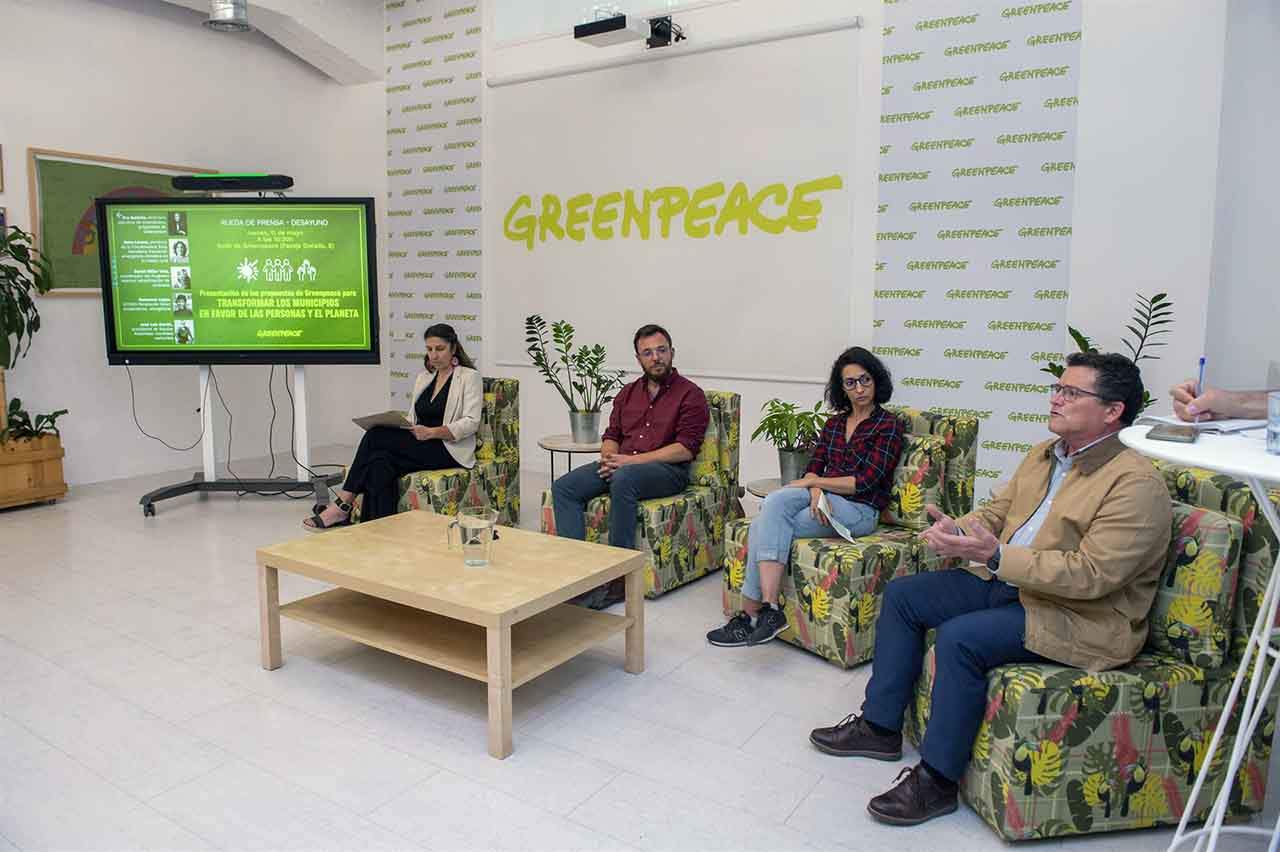 Greenpeace ha presentado sus propuestas para transformar los municipios en favor de las personas y el planeta / Foto: EP