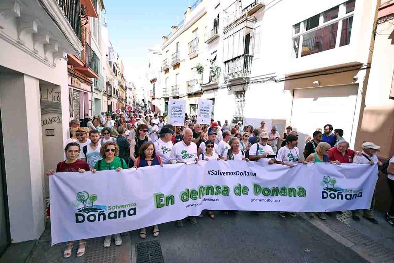 Manifestación en defensa de Doñana / Foto: EP