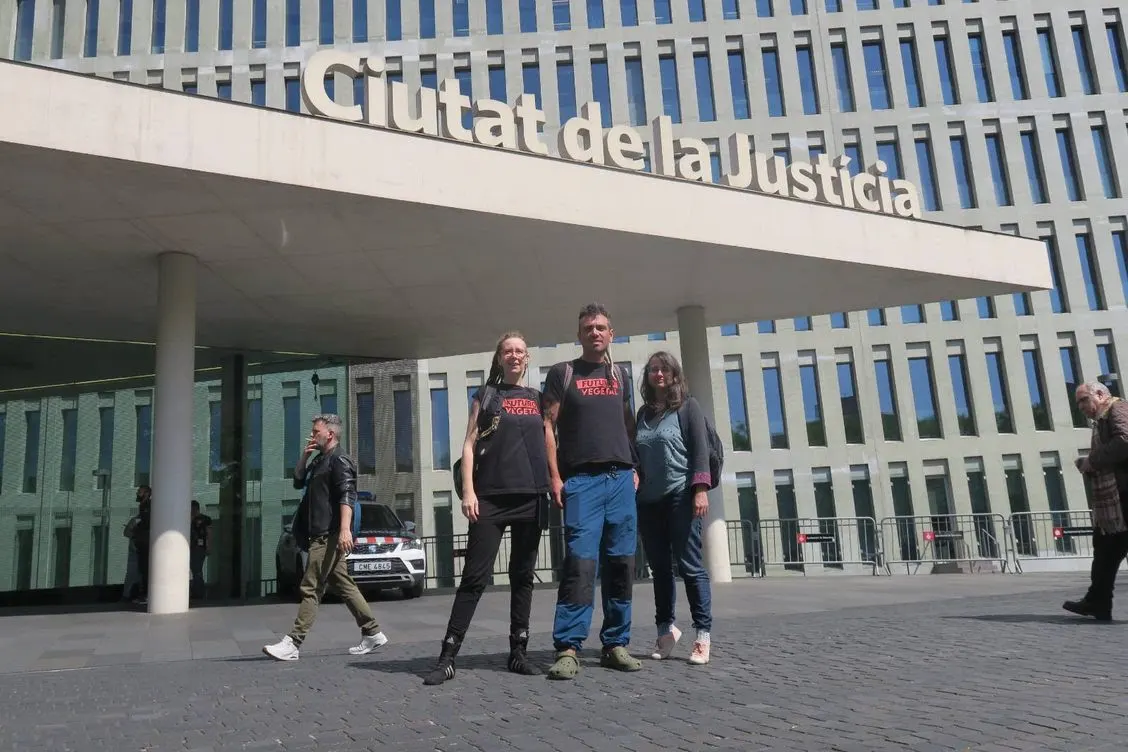 Entre las imputadas hay una periodista y una activista de Futuro Vegetal que medió como la policía por acción en Museo Egipcio / Foto: FV