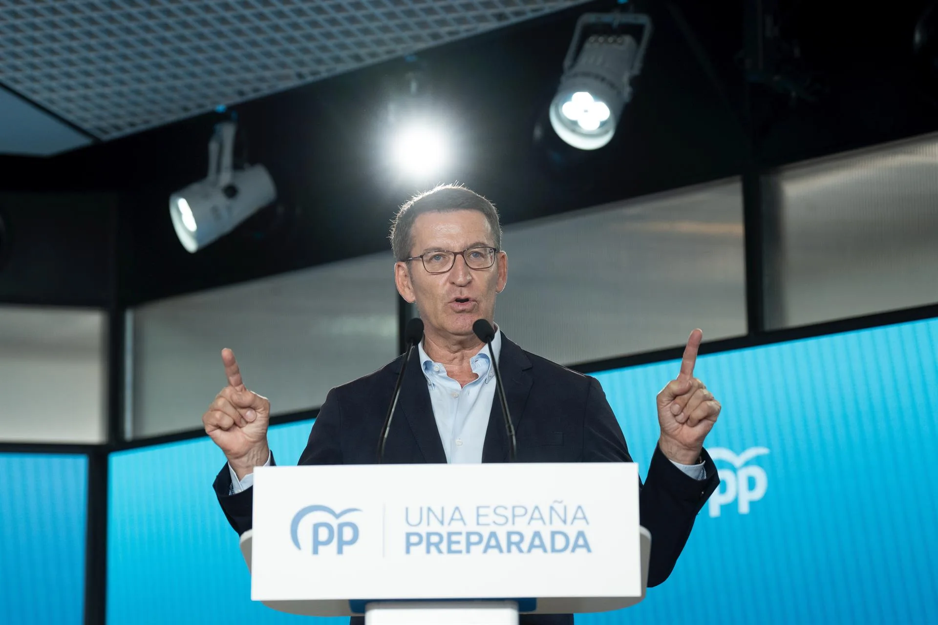 El presidente del PP, Alberto Núñez Feijóo / Foto: - David Zorrakino - EP