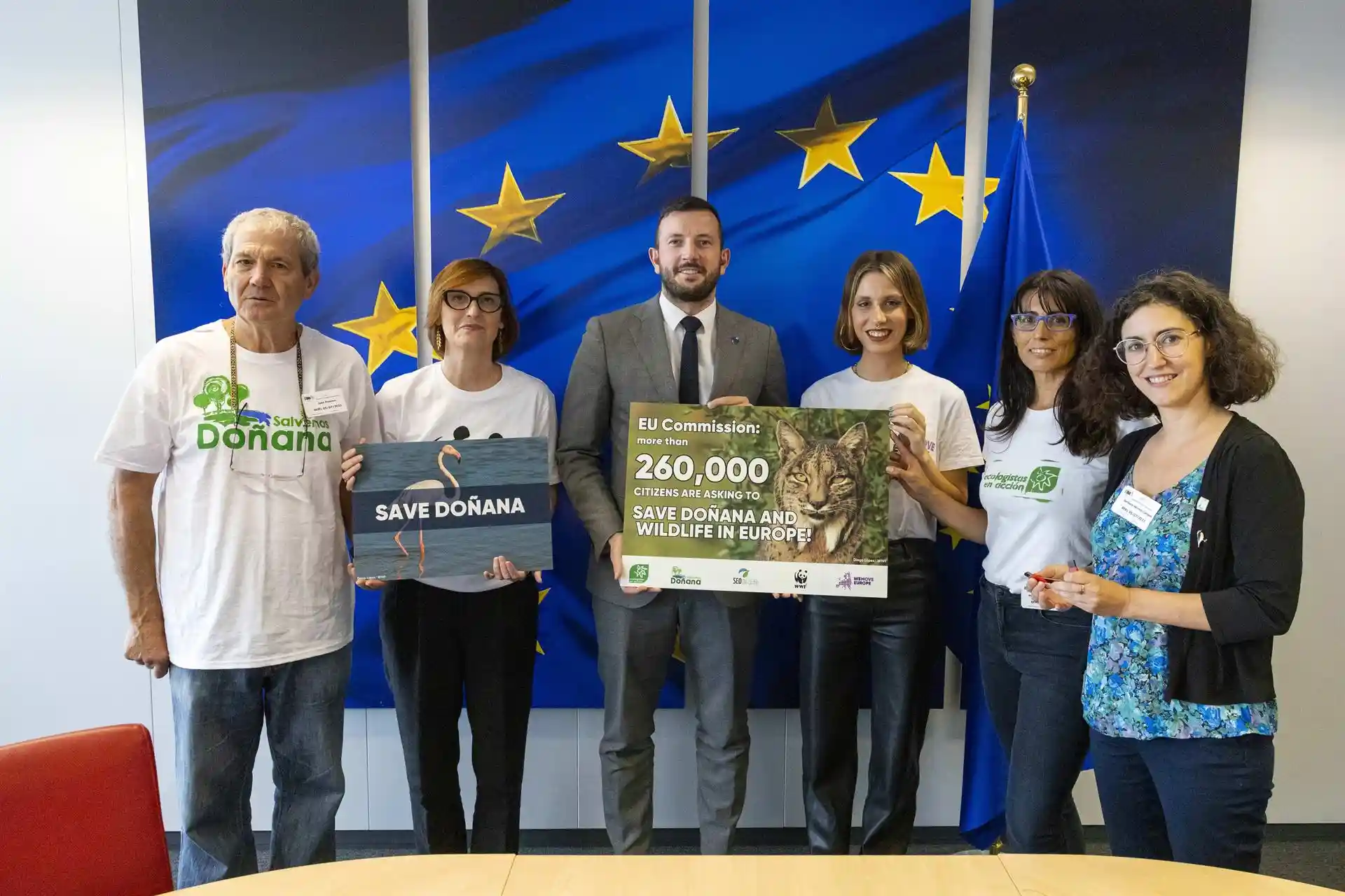Más de 260.000 firmas piden en Bruselas salvar Doñana / Foto: Bernal Revert