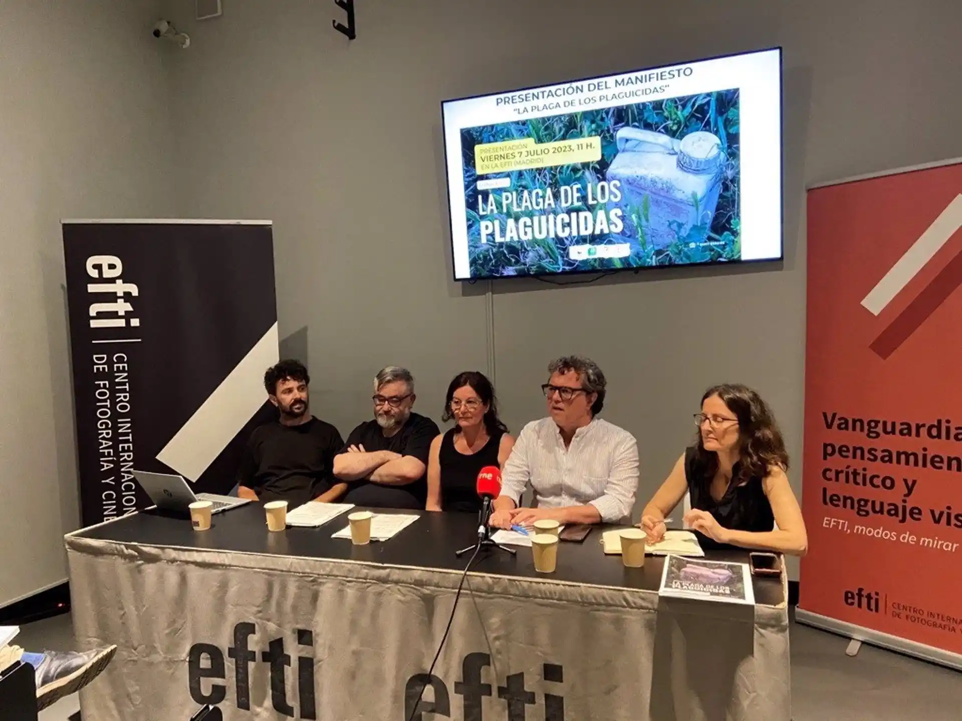 Presentación del manifiesto 'La plaga de los plaguicidas' junto con el reportaje 'Hasta que la tierra aguante' / Foto: SEO/BirdLife