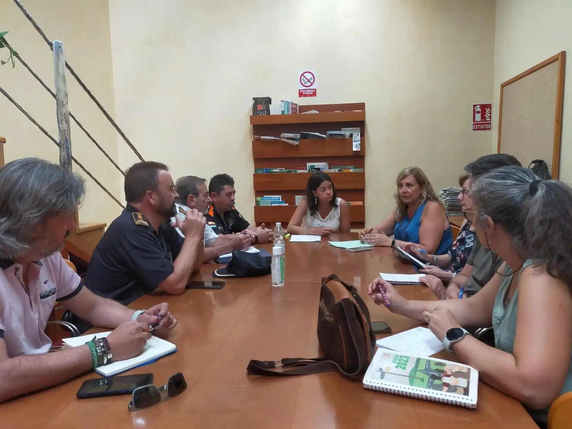 Reunión en el Ayuntamiento de Jaén sobre el dispositivo ante calor extremo / Foto: Ayuntamiento de Jaén